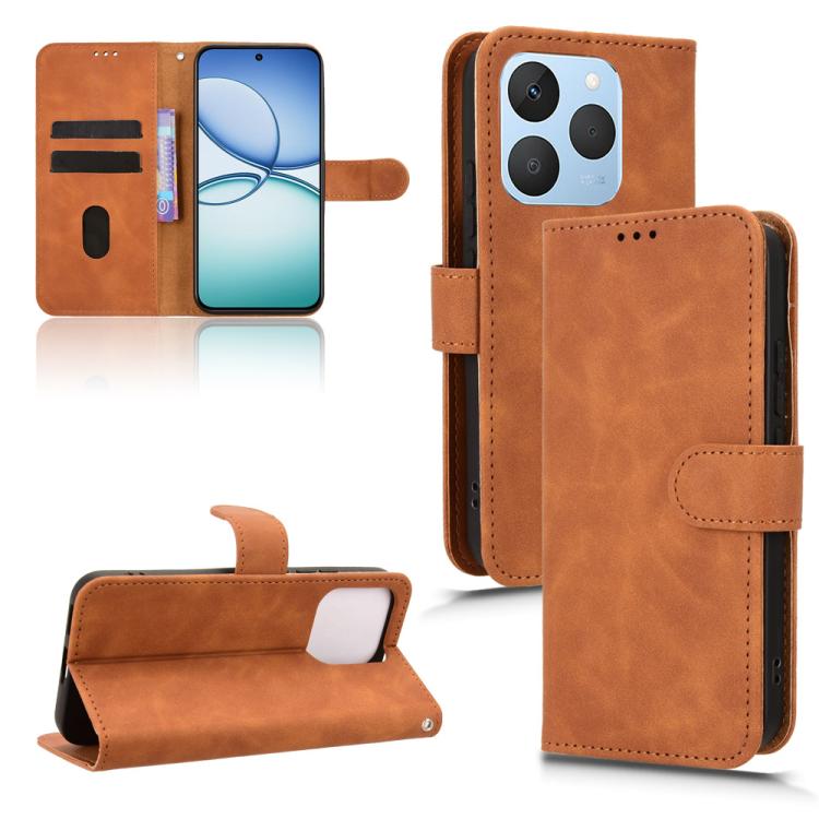 Skin Feel Magnetic Flip Leather Phone Case, For Realme 16T 5G Global, For Realme C100 4G, For Realme Note 80 4G, For Realme C83 5G, For Realme 16 Pro+ 5G Global, For Realme 16 Pro 5G Global, For Realme 15x 5G India, For Realme C85 Pro 4G               ...