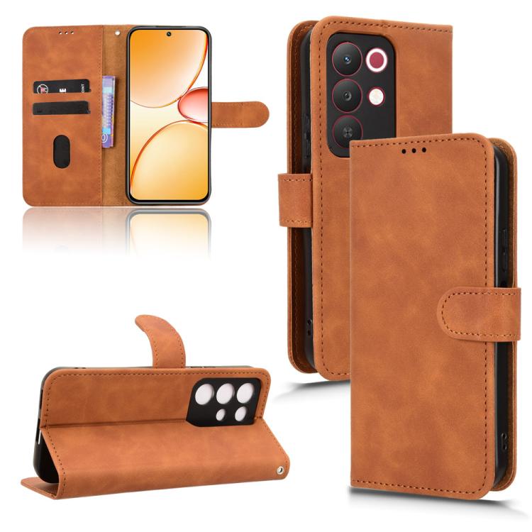 Skin Feel Magnetic Flip Leather Phone Case, For Realme 16T 5G Global, For Realme C100 4G, For Realme Note 80 4G, For Realme C83 5G, For Realme 16 Pro+ 5G Global, For Realme 16 Pro 5G Global, For Realme 15x 5G India, For Realme C85 Pro 4G               ...