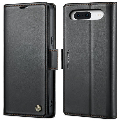 CaseMe 023 Butterfly Buckle Litchi Texture RFID Anti-theft Leather Phone Case, For Google Pixel 10 Pro XL / 9 Pro XL, For Google Pixel 10 / 10 Pro / 9, For Google Pixel 8a, For Google Pixel 8 Pro, For Google Pixel 8, For Google Pixel 7a