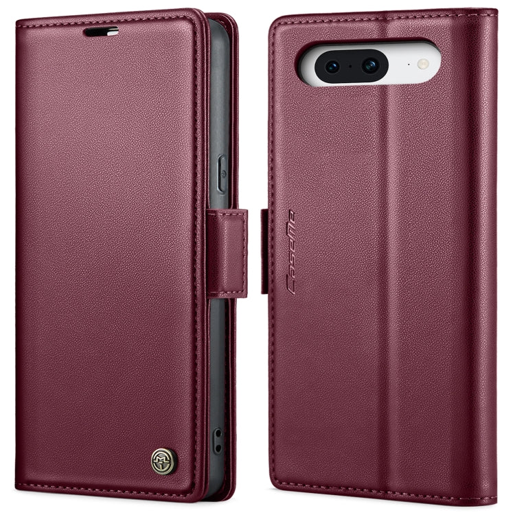 CaseMe 023 Butterfly Buckle Litchi Texture RFID Anti-theft Leather Phone Case, For Google Pixel 10 Pro XL / 9 Pro XL, For Google Pixel 10 / 10 Pro / 9, For Google Pixel 8a, For Google Pixel 8 Pro, For Google Pixel 8, For Google Pixel 7a