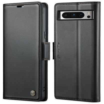 CaseMe 023 Butterfly Buckle Litchi Texture RFID Anti-theft Leather Phone Case, For Google Pixel 10 Pro XL / 9 Pro XL, For Google Pixel 10 / 10 Pro / 9, For Google Pixel 8a, For Google Pixel 8 Pro, For Google Pixel 8, For Google Pixel 7a