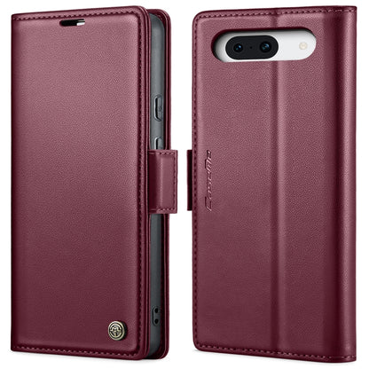 CaseMe 023 Butterfly Buckle Litchi Texture RFID Anti-theft Leather Phone Case, For Google Pixel 10 Pro XL / 9 Pro XL, For Google Pixel 10 / 10 Pro / 9, For Google Pixel 8a, For Google Pixel 8 Pro, For Google Pixel 8, For Google Pixel 7a