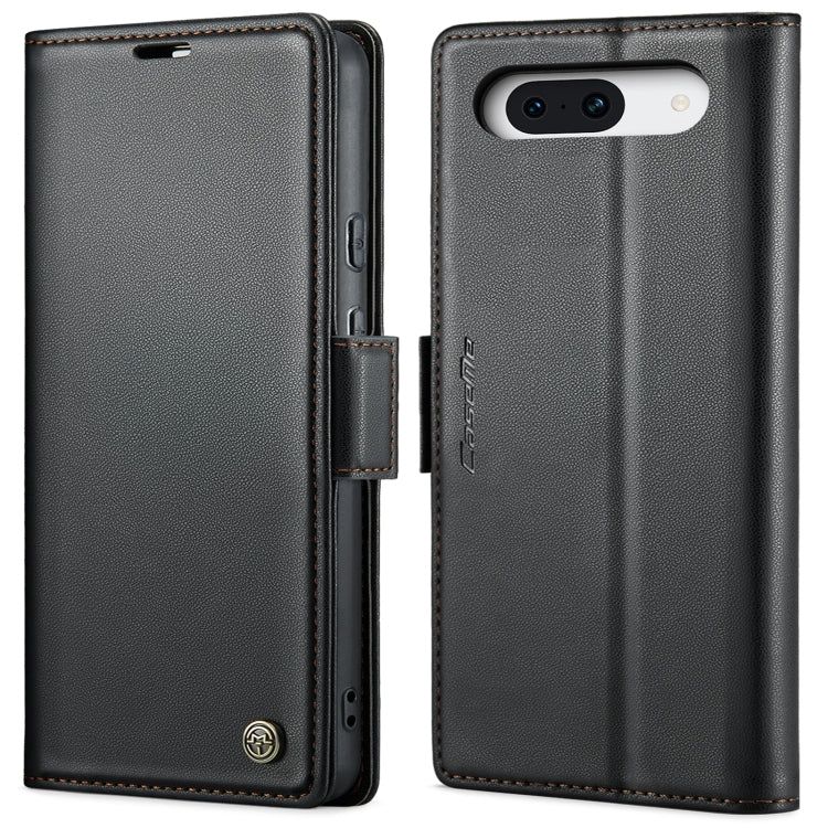 CaseMe 023 Butterfly Buckle Litchi Texture RFID Anti-theft Leather Phone Case, For Google Pixel 10 Pro XL / 9 Pro XL, For Google Pixel 10 / 10 Pro / 9, For Google Pixel 8a, For Google Pixel 8 Pro, For Google Pixel 8, For Google Pixel 7a