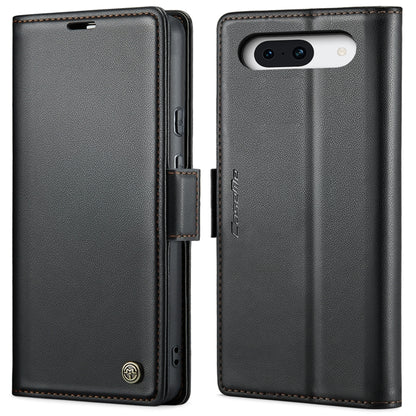 CaseMe 023 Butterfly Buckle Litchi Texture RFID Anti-theft Leather Phone Case, For Google Pixel 10 Pro XL / 9 Pro XL, For Google Pixel 10 / 10 Pro / 9, For Google Pixel 8a, For Google Pixel 8 Pro, For Google Pixel 8, For Google Pixel 7a
