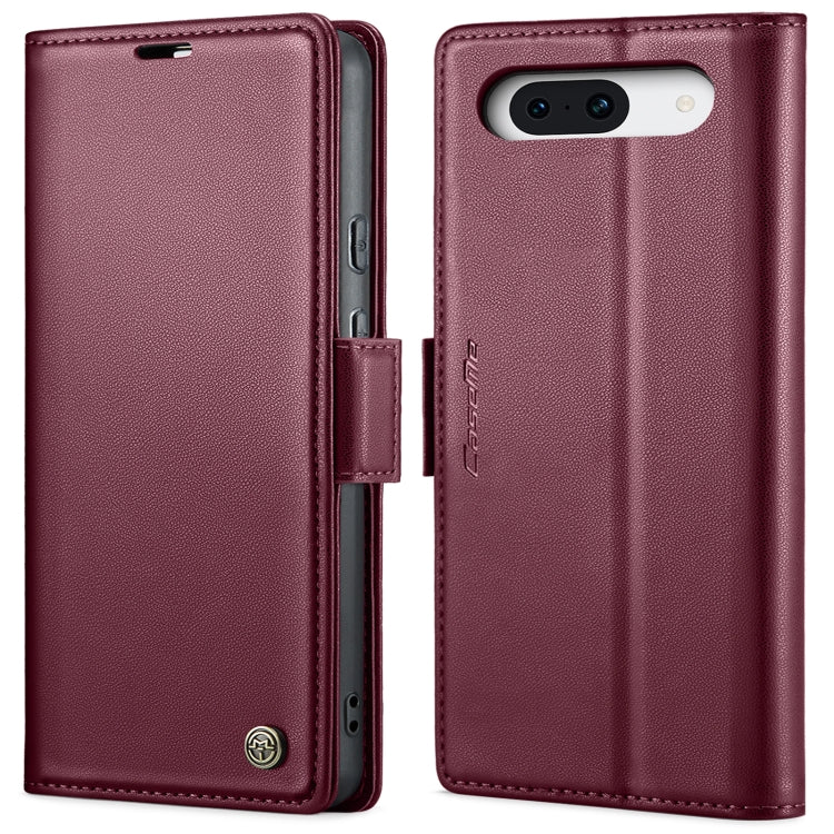 CaseMe 023 Butterfly Buckle Litchi Texture RFID Anti-theft Leather Phone Case, For Google Pixel 10 Pro XL / 9 Pro XL, For Google Pixel 10 / 10 Pro / 9, For Google Pixel 8a, For Google Pixel 8 Pro, For Google Pixel 8, For Google Pixel 7a