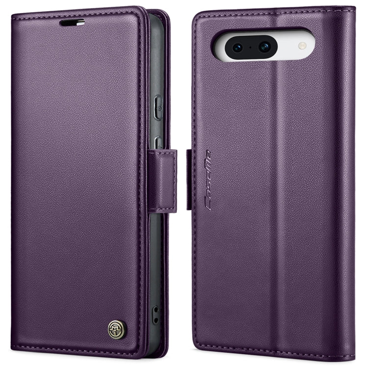 CaseMe 023 Butterfly Buckle Litchi Texture RFID Anti-theft Leather Phone Case, For Google Pixel 10 Pro XL / 9 Pro XL, For Google Pixel 10 / 10 Pro / 9, For Google Pixel 8a, For Google Pixel 8 Pro, For Google Pixel 8, For Google Pixel 7a