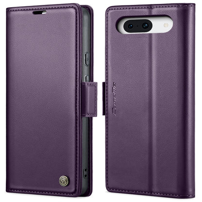 CaseMe 023 Butterfly Buckle Litchi Texture RFID Anti-theft Leather Phone Case, For Google Pixel 10 Pro XL / 9 Pro XL, For Google Pixel 10 / 10 Pro / 9, For Google Pixel 8a, For Google Pixel 8 Pro, For Google Pixel 8, For Google Pixel 7a