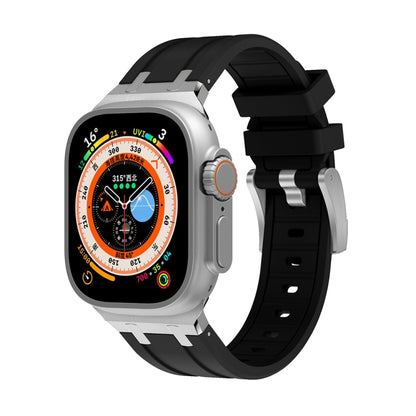 AP Silicone Watch Band, For Apple Watch 7 41mm, For Apple Watch 7 45mm, For Apple Watch SE 40mm, For Apple Watch SE 44mm, For Apple Watch 6 40mm, For Apple Watch 6 44mm