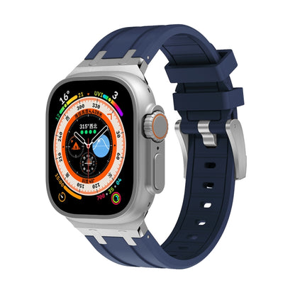 AP Silicone Watch Band, For Apple Watch 7 41mm, For Apple Watch 7 45mm, For Apple Watch SE 40mm, For Apple Watch SE 44mm, For Apple Watch 6 40mm, For Apple Watch 6 44mm