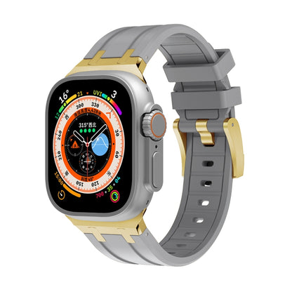 AP Silicone Watch Band, For Apple Watch Series 10 46mm, For Apple Watch Series 10 42mm, For Apple Watch SE 2023 44mm, For Apple Watch SE 2023 40mm, For Apple Watch Ultra 2 49mm, For Apple Watch 9 45mm