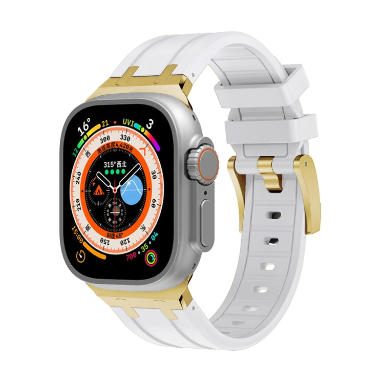 AP Silicone Watch Band, For Apple Watch Series 10 46mm, For Apple Watch Series 10 42mm, For Apple Watch SE 2023 44mm, For Apple Watch SE 2023 40mm, For Apple Watch Ultra 2 49mm, For Apple Watch 9 45mm