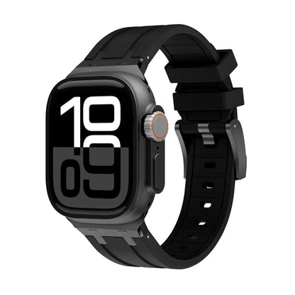 AP Silicone Watch Band, For Apple Watch Series 10 46mm, For Apple Watch Series 10 42mm, For Apple Watch SE 2023 44mm, For Apple Watch SE 2023 40mm, For Apple Watch Ultra 2 49mm, For Apple Watch 9 45mm
