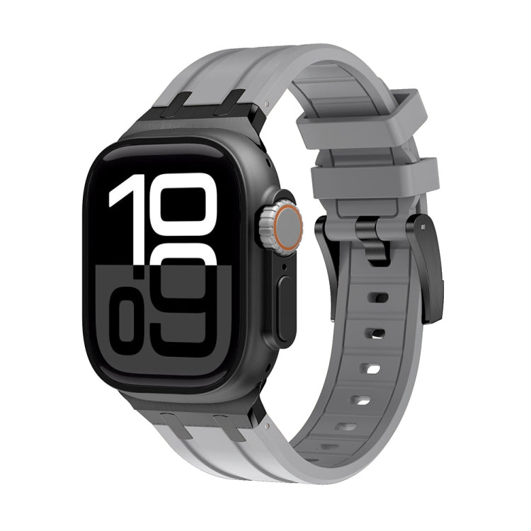 AP Silicone Watch Band, For Apple Watch Series 10 46mm, For Apple Watch Series 10 42mm, For Apple Watch SE 2023 44mm, For Apple Watch SE 2023 40mm, For Apple Watch Ultra 2 49mm, For Apple Watch 9 45mm