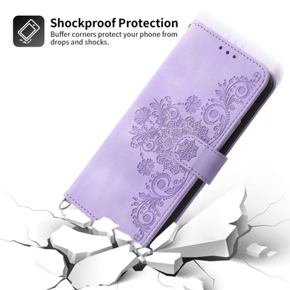 Skin Feel Flowers Embossed Wallet Leather Phone Case, For Realme 11 Pro 5G / 11 Pro+ 5G