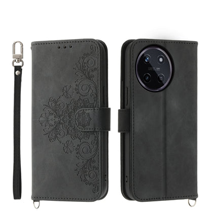 Skin Feel Flowers Embossed Wallet Leather Phone Case, For Realme 16T 5G, For Realme C100 4G, For Realme 16 5G, For Realme C85 5G / Realme 15x 5G, For Realme C85 Pro 4G, For Realme 15 5G / Realme 15 Pro 5G, For Realme 14 / Realme P3 5G, For Realme 14 Pr...
