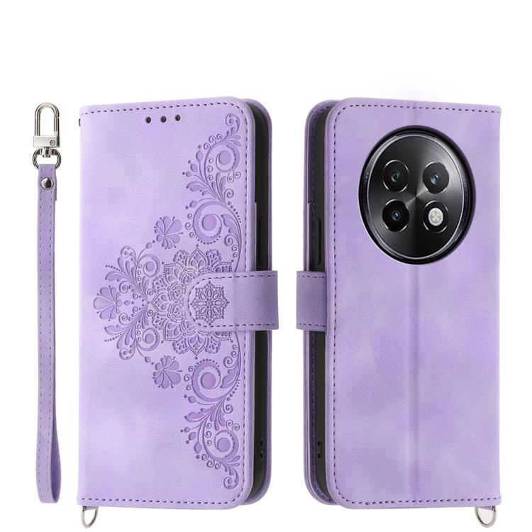 Skin Feel Flowers Embossed Wallet Leather Phone Case, For Realme 16T 5G, For Realme C100 4G, For Realme 16 5G, For Realme C85 5G / Realme 15x 5G, For Realme C85 Pro 4G, For Realme 15 5G / Realme 15 Pro 5G, For Realme 14 / Realme P3 5G, For Realme 14 Pr...