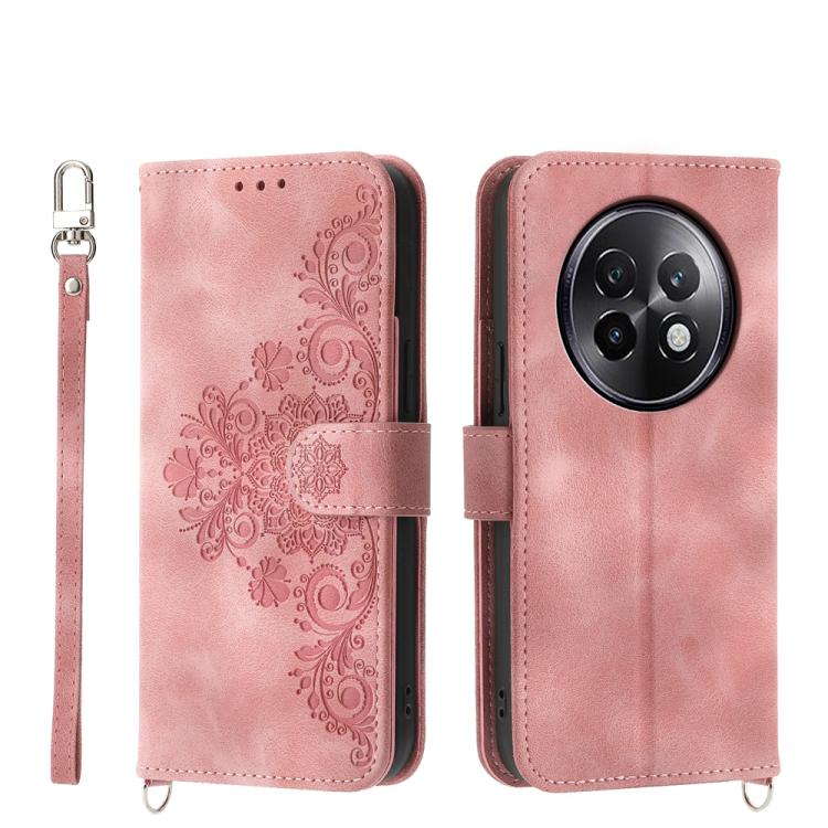Skin Feel Flowers Embossed Wallet Leather Phone Case, For Realme 16T 5G, For Realme C100 4G, For Realme 16 5G, For Realme C85 5G / Realme 15x 5G, For Realme C85 Pro 4G, For Realme 15 5G / Realme 15 Pro 5G, For Realme 14 / Realme P3 5G, For Realme 14 Pr...