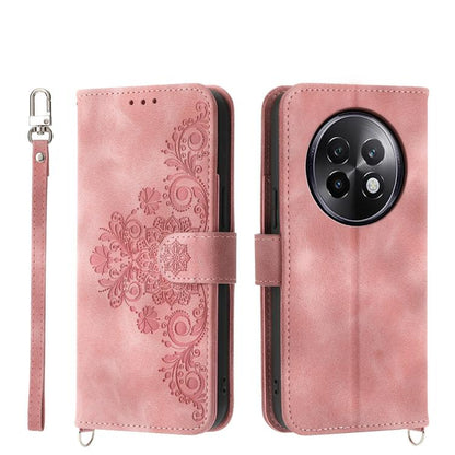 Skin Feel Flowers Embossed Wallet Leather Phone Case, For Realme 16T 5G, For Realme C100 4G, For Realme 16 5G, For Realme C85 5G / Realme 15x 5G, For Realme C85 Pro 4G, For Realme 15 5G / Realme 15 Pro 5G, For Realme 14 / Realme P3 5G, For Realme 14 Pr...