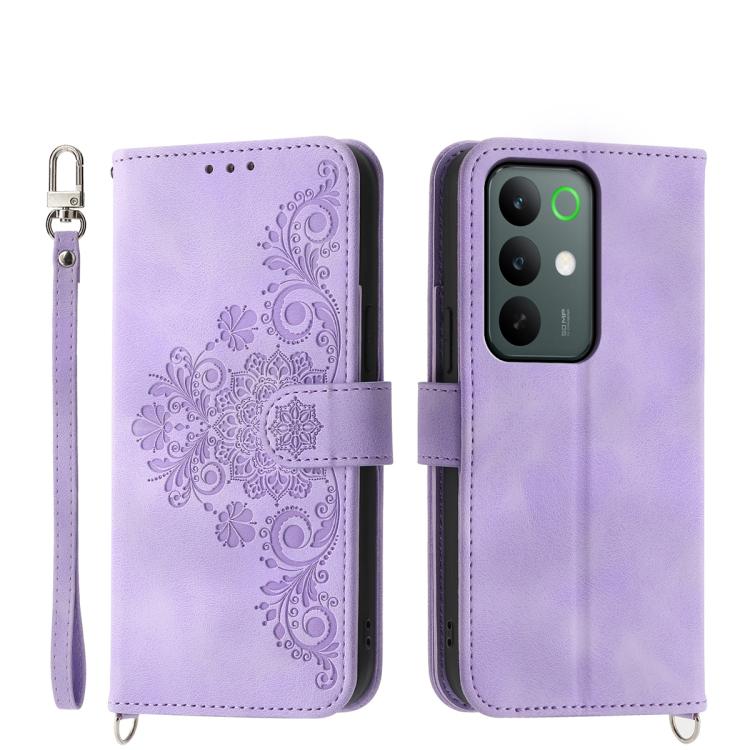 Skin Feel Flowers Embossed Wallet Leather Phone Case, For Realme 16T 5G, For Realme C100 4G, For Realme 16 5G, For Realme C85 5G / Realme 15x 5G, For Realme C85 Pro 4G, For Realme 15 5G / Realme 15 Pro 5G, For Realme 14 / Realme P3 5G, For Realme 14 Pr...