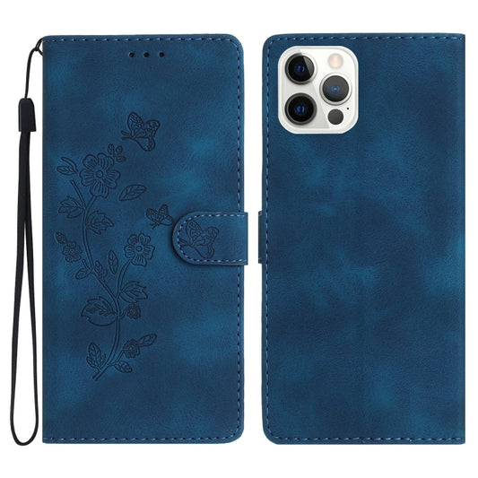 Flower Butterfly Embossing Pattern Leather Phone Case, For iPhone 14 Pro Max, For iPhone SE 2022/2020 / 8 / 7 / 6, For iPhone 13 Pro Max, For iPhone 13 Pro, For iPhone 13, For iPhone 13 mini, For iPhone 12 / 12 Pro, For iPhone 12 Pro Max