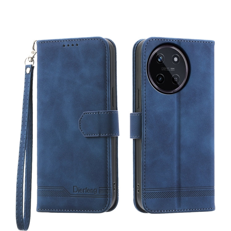 Dierfeng Dream Line TPU Hybrid PU Leather Phone Case, For Realme C100 4G, For Realme 16 5G, For Realme C85 5G / Realme 15x 5G, For Realme C85 Pro 4G, For Realme 15T 5G, For Realme 15 5G / Realme 15 Pro 5G, For Realme 14 / Realme P3 5G, For Realme 14 Pr...