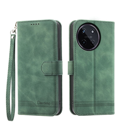 Dierfeng Dream Line TPU Hybrid PU Leather Phone Case, For Realme C100 4G, For Realme 16 5G, For Realme C85 5G / Realme 15x 5G, For Realme C85 Pro 4G, For Realme 15T 5G, For Realme 15 5G / Realme 15 Pro 5G, For Realme 14 / Realme P3 5G, For Realme 14 Pr...