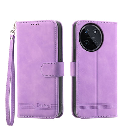 Dierfeng Dream Line TPU Hybrid PU Leather Phone Case, For Realme C100 4G, For Realme 16 5G, For Realme C85 5G / Realme 15x 5G, For Realme C85 Pro 4G, For Realme 15T 5G, For Realme 15 5G / Realme 15 Pro 5G, For Realme 14 / Realme P3 5G, For Realme 14 Pr...