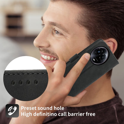 Dierfeng Dream Line TPU Hybrid PU Leather Phone Case, For Realme 11 5G, For Realme 11 Pro 5G / 11 Pro+ 5G