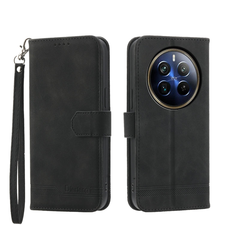 Dierfeng Dream Line TPU Hybrid PU Leather Phone Case, For Realme C100 4G, For Realme 16 5G, For Realme C85 5G / Realme 15x 5G, For Realme C85 Pro 4G, For Realme 15T 5G, For Realme 15 5G / Realme 15 Pro 5G, For Realme 14 / Realme P3 5G, For Realme 14 Pr...