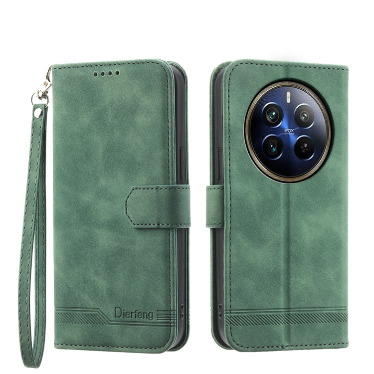 Dierfeng Dream Line TPU Hybrid PU Leather Phone Case, For Realme C100 4G, For Realme 16 5G, For Realme C85 5G / Realme 15x 5G, For Realme C85 Pro 4G, For Realme 15T 5G, For Realme 15 5G / Realme 15 Pro 5G, For Realme 14 / Realme P3 5G, For Realme 14 Pr...