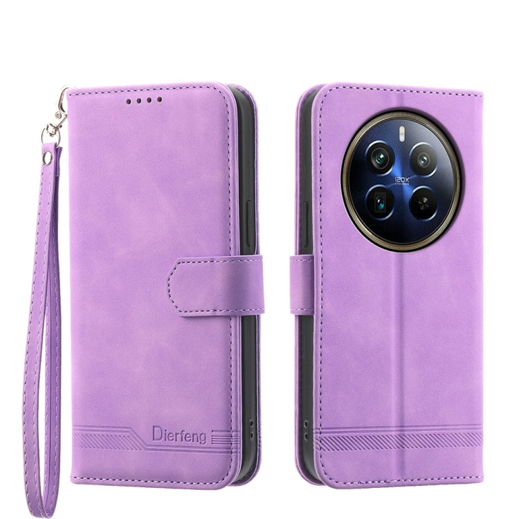 Dierfeng Dream Line TPU Hybrid PU Leather Phone Case, For Realme C100 4G, For Realme 16 5G, For Realme C85 5G / Realme 15x 5G, For Realme C85 Pro 4G, For Realme 15T 5G, For Realme 15 5G / Realme 15 Pro 5G, For Realme 14 / Realme P3 5G, For Realme 14 Pr...
