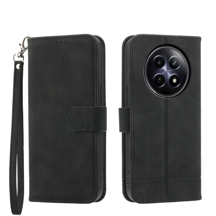 Dierfeng Dream Line TPU Hybrid PU Leather Phone Case, For Realme C100 4G, For Realme 16 5G, For Realme C85 5G / Realme 15x 5G, For Realme C85 Pro 4G, For Realme 15T 5G, For Realme 15 5G / Realme 15 Pro 5G, For Realme 14 / Realme P3 5G, For Realme 14 Pr...
