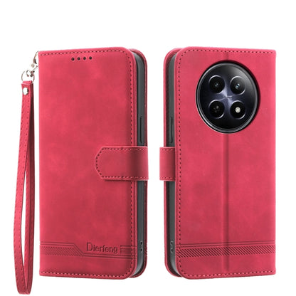 Dierfeng Dream Line TPU Hybrid PU Leather Phone Case, For Realme C100 4G, For Realme 16 5G, For Realme C85 5G / Realme 15x 5G, For Realme C85 Pro 4G, For Realme 15T 5G, For Realme 15 5G / Realme 15 Pro 5G, For Realme 14 / Realme P3 5G, For Realme 14 Pr...