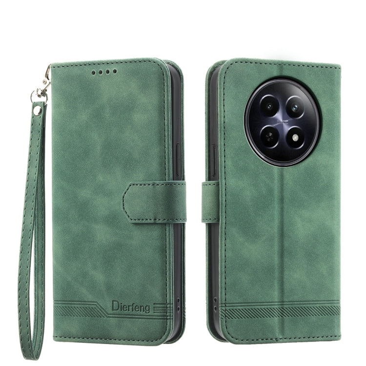 Dierfeng Dream Line TPU Hybrid PU Leather Phone Case, For Realme C100 4G, For Realme 16 5G, For Realme C85 5G / Realme 15x 5G, For Realme C85 Pro 4G, For Realme 15T 5G, For Realme 15 5G / Realme 15 Pro 5G, For Realme 14 / Realme P3 5G, For Realme 14 Pr...