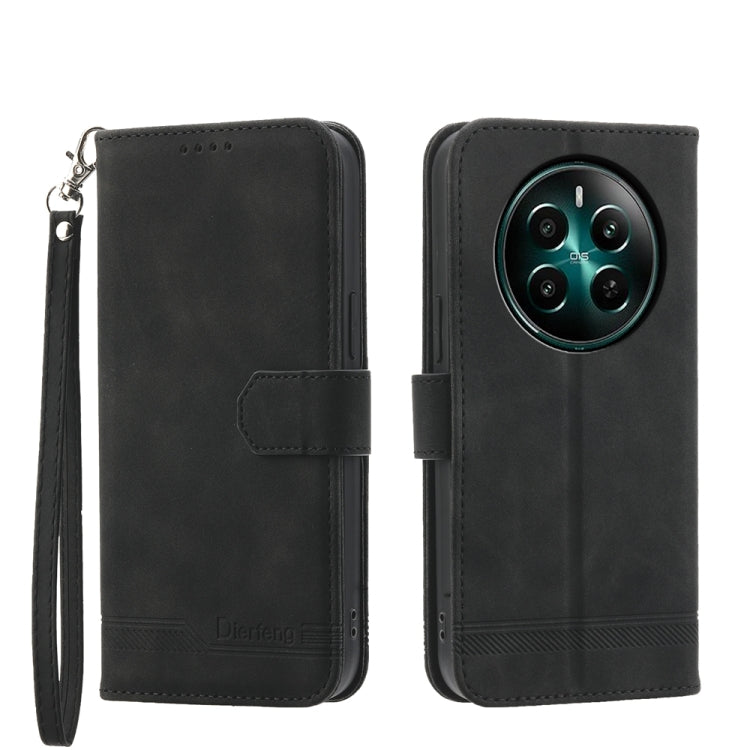 Dierfeng Dream Line TPU Hybrid PU Leather Phone Case, For Realme C100 4G, For Realme 16 5G, For Realme C85 5G / Realme 15x 5G, For Realme C85 Pro 4G, For Realme 15T 5G, For Realme 15 5G / Realme 15 Pro 5G, For Realme 14 / Realme P3 5G, For Realme 14 Pr...