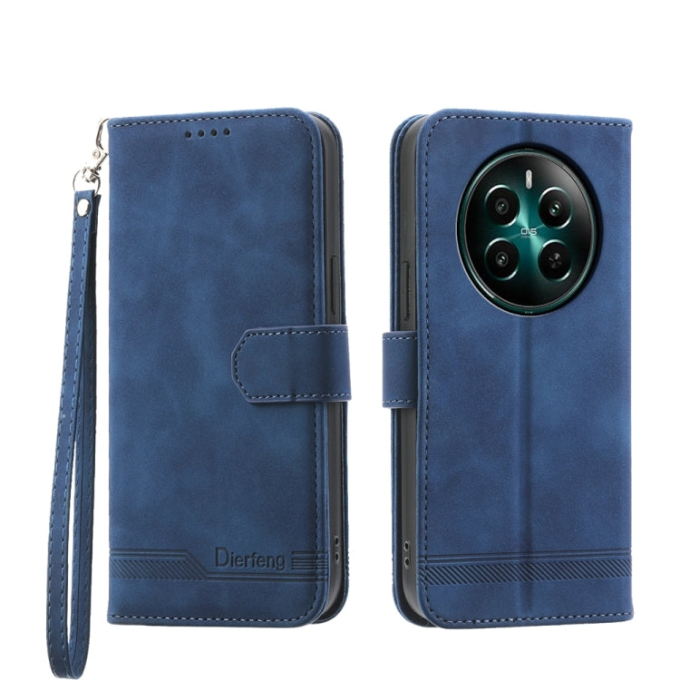 Dierfeng Dream Line TPU Hybrid PU Leather Phone Case, For Realme C100 4G, For Realme 16 5G, For Realme C85 5G / Realme 15x 5G, For Realme C85 Pro 4G, For Realme 15T 5G, For Realme 15 5G / Realme 15 Pro 5G, For Realme 14 / Realme P3 5G, For Realme 14 Pr...