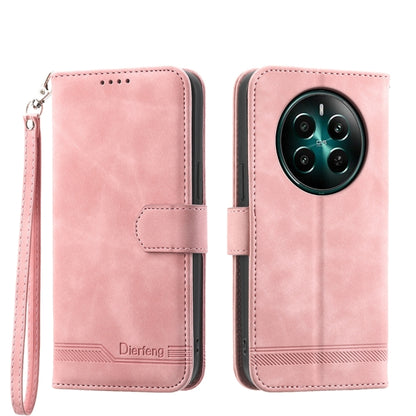 Dierfeng Dream Line TPU Hybrid PU Leather Phone Case, For Realme C100 4G, For Realme 16 5G, For Realme C85 5G / Realme 15x 5G, For Realme C85 Pro 4G, For Realme 15T 5G, For Realme 15 5G / Realme 15 Pro 5G, For Realme 14 / Realme P3 5G, For Realme 14 Pr...