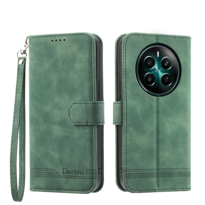 Dierfeng Dream Line TPU Hybrid PU Leather Phone Case, For Realme C100 4G, For Realme 16 5G, For Realme C85 5G / Realme 15x 5G, For Realme C85 Pro 4G, For Realme 15T 5G, For Realme 15 5G / Realme 15 Pro 5G, For Realme 14 / Realme P3 5G, For Realme 14 Pr...