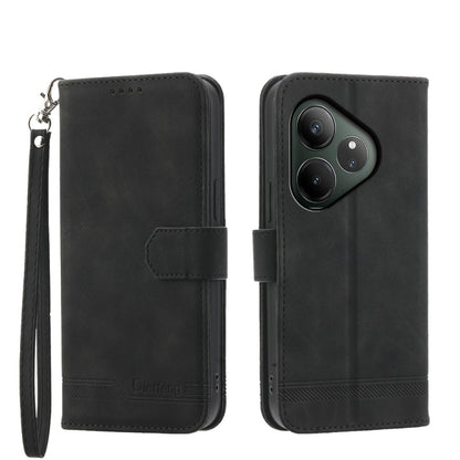 Dierfeng Dream Line TPU Hybrid PU Leather Phone Case, For Realme C100 4G, For Realme 16 5G, For Realme C85 5G / Realme 15x 5G, For Realme C85 Pro 4G, For Realme 15T 5G, For Realme 15 5G / Realme 15 Pro 5G, For Realme 14 / Realme P3 5G, For Realme 14 Pr...