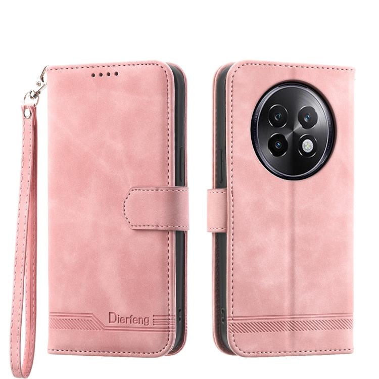 Dierfeng Dream Line TPU Hybrid PU Leather Phone Case, For Realme C100 4G, For Realme 16 5G, For Realme C85 5G / Realme 15x 5G, For Realme C85 Pro 4G, For Realme 15T 5G, For Realme 15 5G / Realme 15 Pro 5G, For Realme 14 / Realme P3 5G, For Realme 14 Pr...