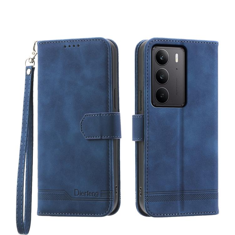 Dierfeng Dream Line TPU Hybrid PU Leather Phone Case, For Realme C100 4G, For Realme 16 5G, For Realme C85 5G / Realme 15x 5G, For Realme C85 Pro 4G, For Realme 15T 5G, For Realme 15 5G / Realme 15 Pro 5G, For Realme 14 / Realme P3 5G, For Realme 14 Pr...
