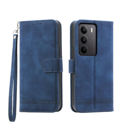 Dierfeng Dream Line TPU Hybrid PU Leather Phone Case, For Realme C100 4G, For Realme 16 5G, For Realme C85 5G / Realme 15x 5G, For Realme C85 Pro 4G, For Realme 15T 5G, For Realme 15 5G / Realme 15 Pro 5G, For Realme 14 / Realme P3 5G, For Realme 14 Pr...