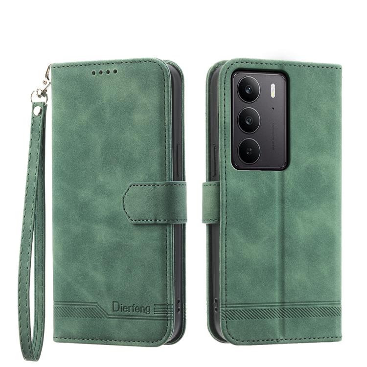Dierfeng Dream Line TPU Hybrid PU Leather Phone Case, For Realme C100 4G, For Realme 16 5G, For Realme C85 5G / Realme 15x 5G, For Realme C85 Pro 4G, For Realme 15T 5G, For Realme 15 5G / Realme 15 Pro 5G, For Realme 14 / Realme P3 5G, For Realme 14 Pr...