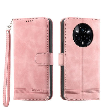Dierfeng Dream Line TPU Hybrid PU Leather Phone Case, For Realme C100 4G, For Realme 16 5G, For Realme C85 5G / Realme 15x 5G, For Realme C85 Pro 4G, For Realme 15T 5G, For Realme 15 5G / Realme 15 Pro 5G, For Realme 14 / Realme P3 5G, For Realme 14 Pr...