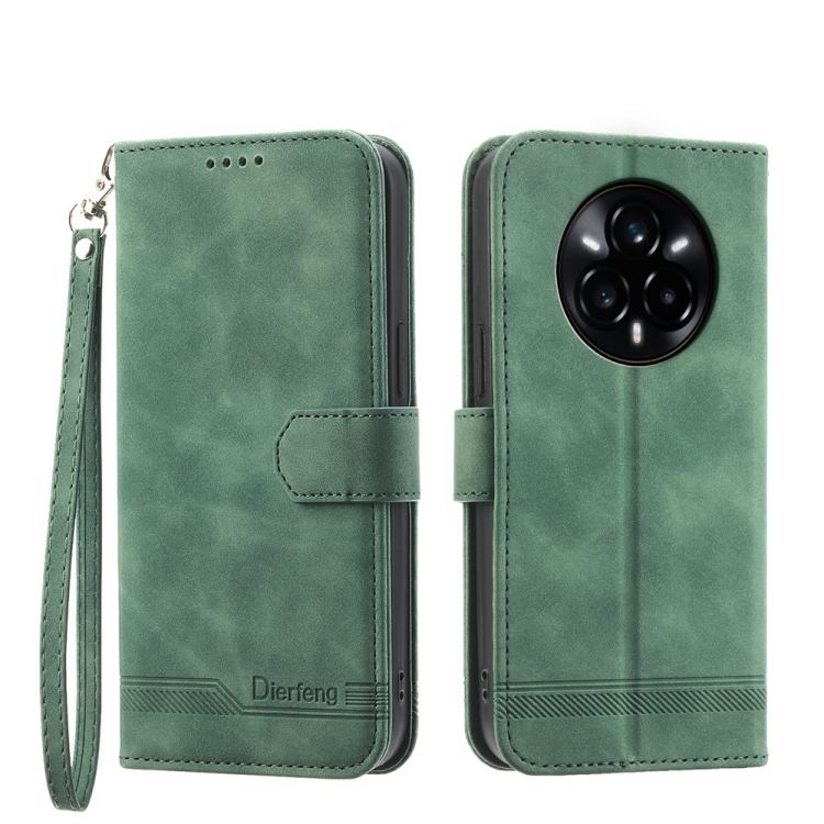 Dierfeng Dream Line TPU Hybrid PU Leather Phone Case, For Realme C100 4G, For Realme 16 5G, For Realme C85 5G / Realme 15x 5G, For Realme C85 Pro 4G, For Realme 15T 5G, For Realme 15 5G / Realme 15 Pro 5G, For Realme 14 / Realme P3 5G, For Realme 14 Pr...