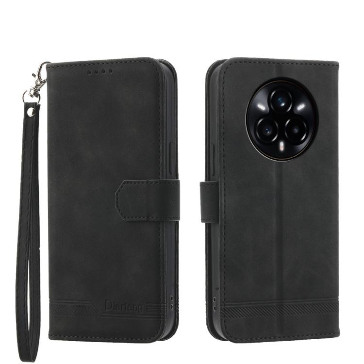 Dierfeng Dream Line TPU Hybrid PU Leather Phone Case, For Realme C100 4G, For Realme 16 5G, For Realme C85 5G / Realme 15x 5G, For Realme C85 Pro 4G, For Realme 15T 5G, For Realme 15 5G / Realme 15 Pro 5G, For Realme 14 / Realme P3 5G, For Realme 14 Pr...