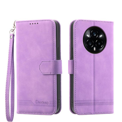 Dierfeng Dream Line TPU Hybrid PU Leather Phone Case, For Realme C100 4G, For Realme 16 5G, For Realme C85 5G / Realme 15x 5G, For Realme C85 Pro 4G, For Realme 15T 5G, For Realme 15 5G / Realme 15 Pro 5G, For Realme 14 / Realme P3 5G, For Realme 14 Pr...