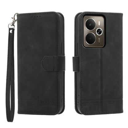 Dierfeng Dream Line TPU Hybrid PU Leather Phone Case, For Realme C100 4G, For Realme 16 5G, For Realme C85 5G / Realme 15x 5G, For Realme C85 Pro 4G, For Realme 15T 5G, For Realme 15 5G / Realme 15 Pro 5G, For Realme 14 / Realme P3 5G, For Realme 14 Pr...