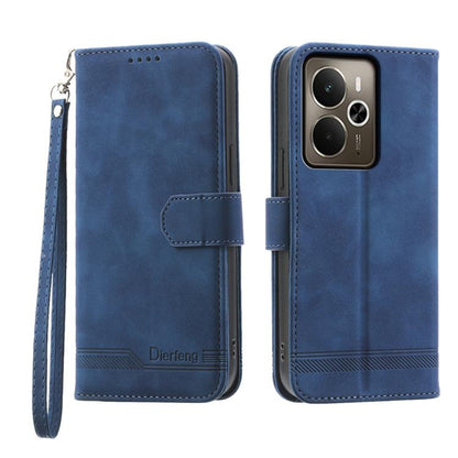 Dierfeng Dream Line TPU Hybrid PU Leather Phone Case, For Realme C100 4G, For Realme 16 5G, For Realme C85 5G / Realme 15x 5G, For Realme C85 Pro 4G, For Realme 15T 5G, For Realme 15 5G / Realme 15 Pro 5G, For Realme 14 / Realme P3 5G, For Realme 14 Pr...