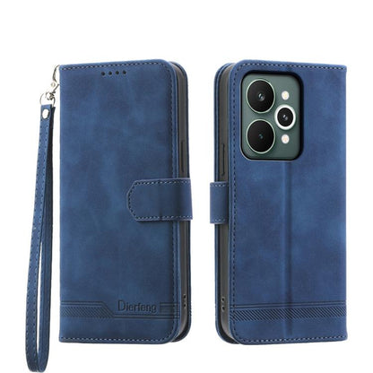 Dierfeng Dream Line TPU Hybrid PU Leather Phone Case, For Realme C100 4G, For Realme 16 5G, For Realme C85 5G / Realme 15x 5G, For Realme C85 Pro 4G, For Realme 15T 5G, For Realme 15 5G / Realme 15 Pro 5G, For Realme 14 / Realme P3 5G, For Realme 14 Pr...